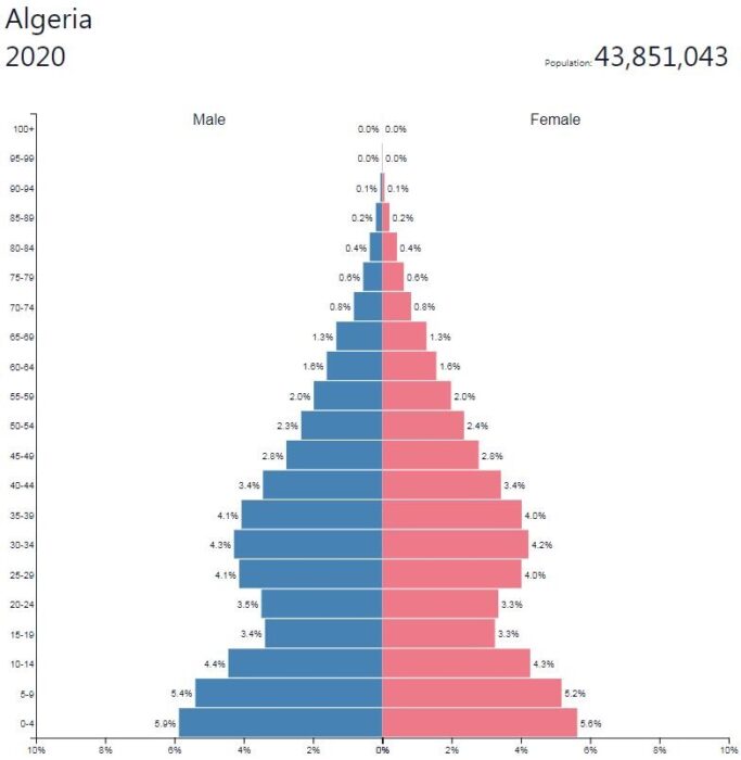 Algeria Population Pyramid
